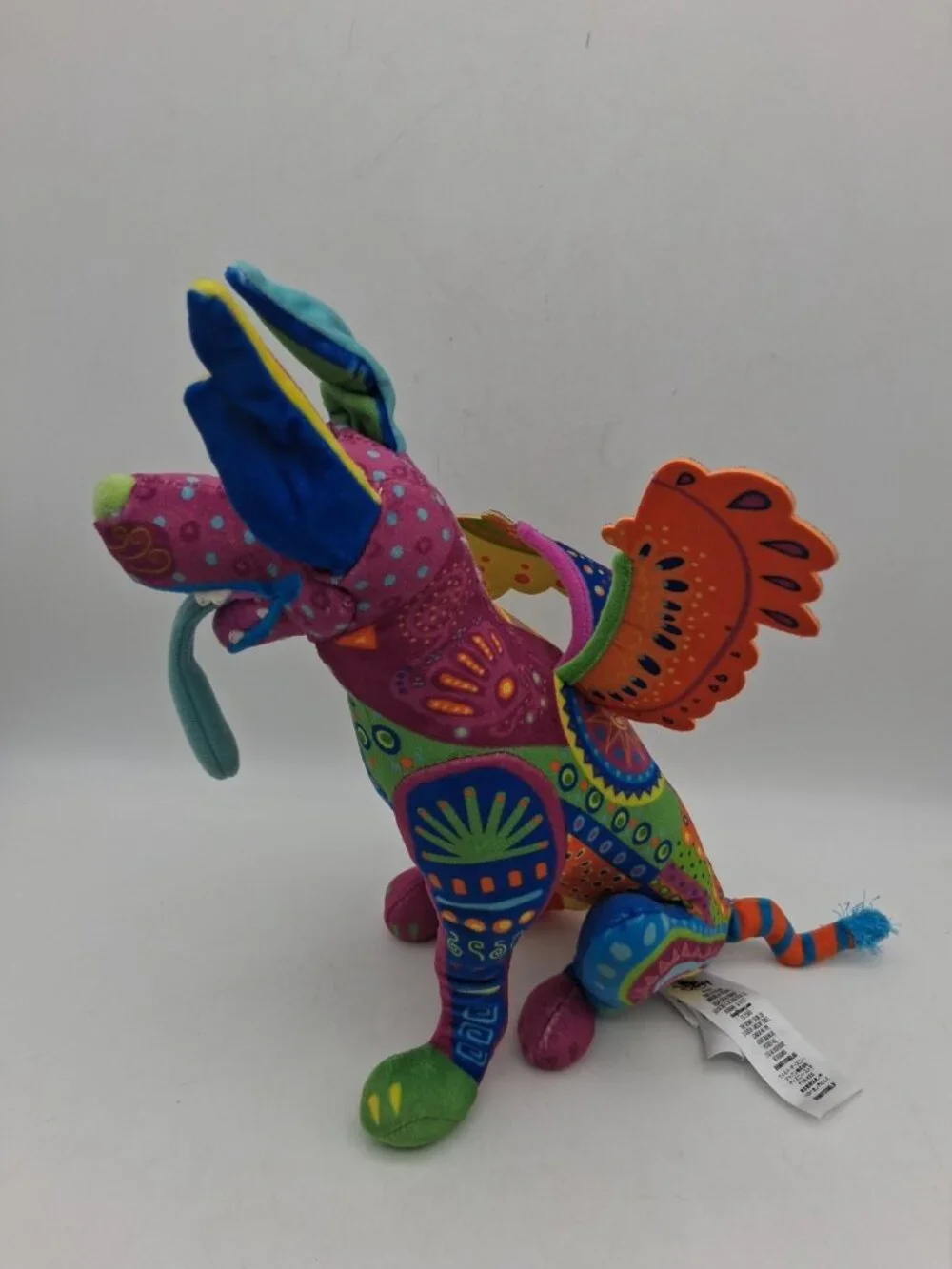 Disney Store Pixar Coco Dante Dog Alebrije Rainbow Plush Spirit Day Of The Dead - Picture 4 of 10